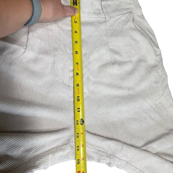 Brochu Walker The Harlow Pant Perle Wide Legs Corduroy L Minimalism Quiet Luxury - Picture 10 of 12